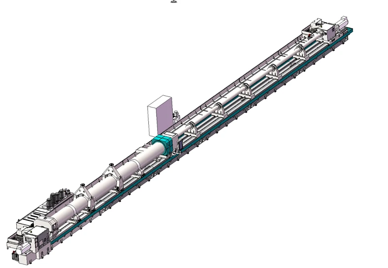 4m CNC Deep Drill Boring Machine Two-Time Aging Cast Bed Double Rectangular Hard Guide Rail Independent Cooling Circulation System With Multi-Sensor Monitoring