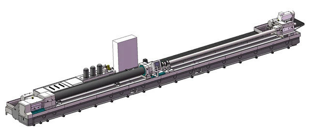 Heavy Duty Deep Hole Boring Machine TSK2120A 2000mm Processing Depth, Dual 37KW Spindle Motor For Precision Deep Hole Machining