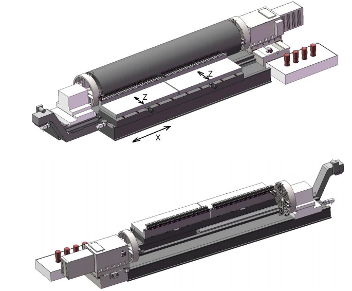 Roller CNC Drilling Machine