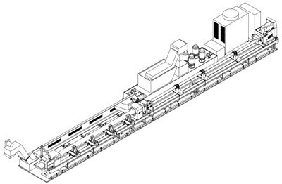 CNC Deep Hole Pull Boring Machine