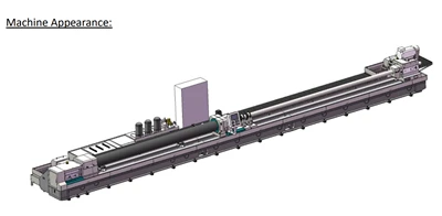 High Rigidity 4000mm CNC Deep Hole Machining Lathe TSK2120A | IT8-IT9 Fine Boring Tolerance, Straightness ≤0.1mm/1000mm
