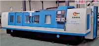 Industrial CNC Gun Drilling Equipment Dual Reverse Rotation Workpiece & Tool With Full Closed Safety Cabinet